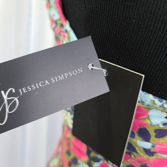 Jessica Simpson One Piece Ruffle V Neck Small - Picture 6 of 9